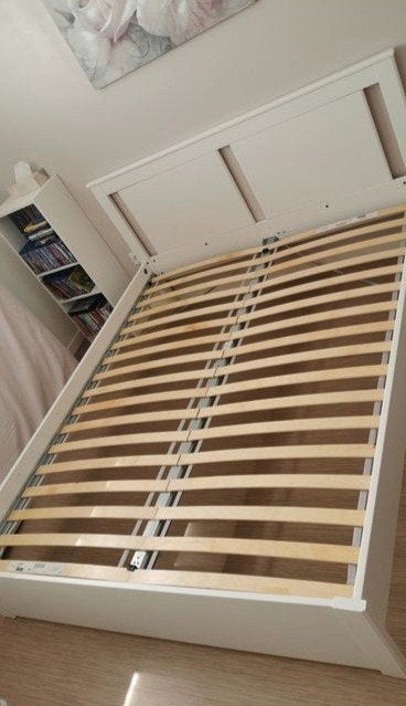 Songesand Ikea wit bed van 160x200 cm, Ophalen