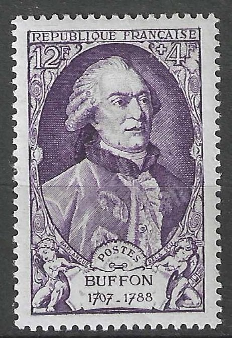 Francia 1949 - Yvert 856 - Georges-Louis Leclerc (PF), Envoi, Non oblitéré