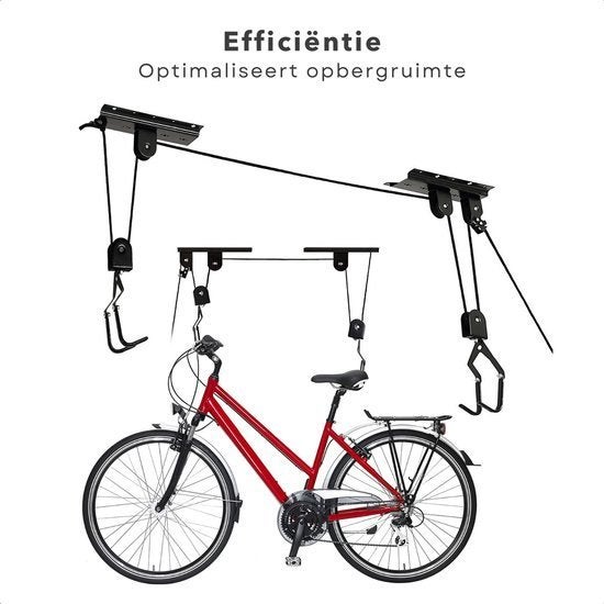 FIETSLIFT / FIETSTAKEL VOOR PLAFOND, Fietsen en Brommers, Ophalen, Zo goed als nieuw