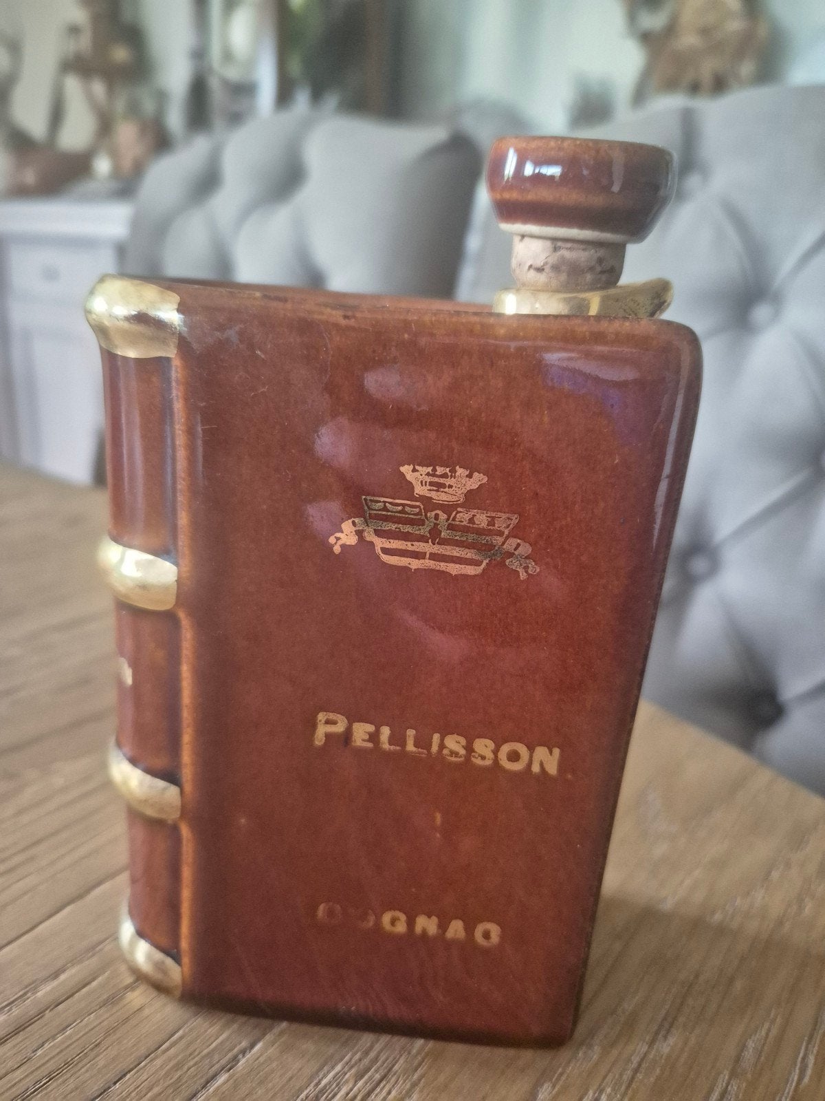 Pellison vintage cognac fles, Verzamelen, Ophalen of Verzenden