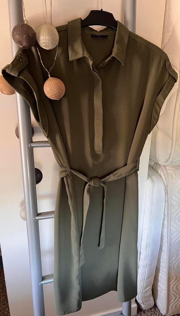 SORA by JBC kaki jurk met korte mouwen maat 38, Kleding | Dames, Jurken, Maat 38/40 (M), Ophalen of Verzenden, Zo goed als nieuw
