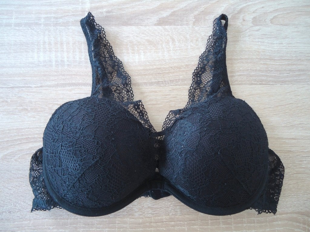 Soutien-gorge en dentelle noir, Envoi, Noir, Soutien-gorge