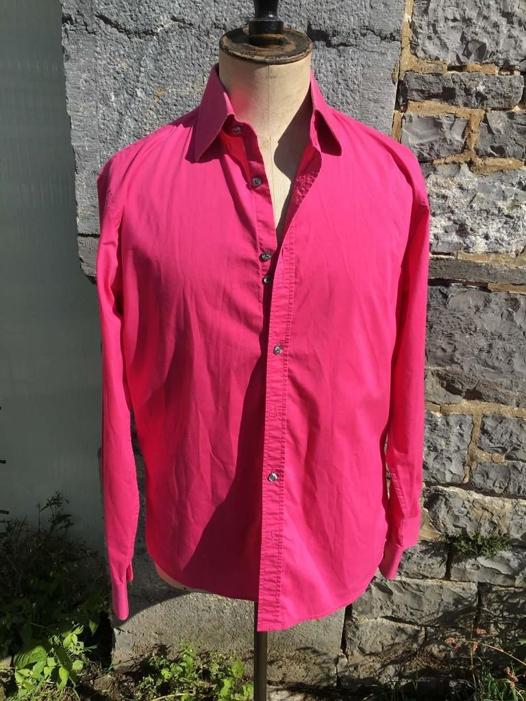 roze bloes maat L, Kleding | Heren, Overhemden, Ophalen of Verzenden, Gedragen, Roze, JBC