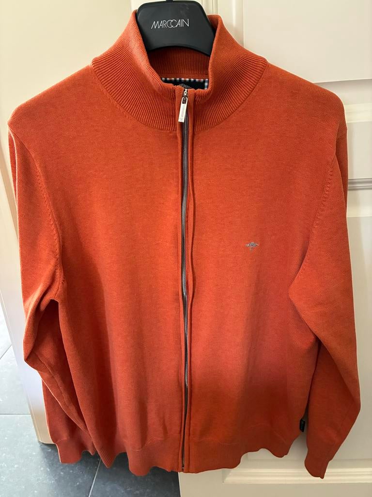 Katoenen gilet Fynch Hatton, Kleding | Heren, Truien en Vesten, Ophalen of Verzenden, Zo goed als nieuw, Maat 52/54 (L), Oranje