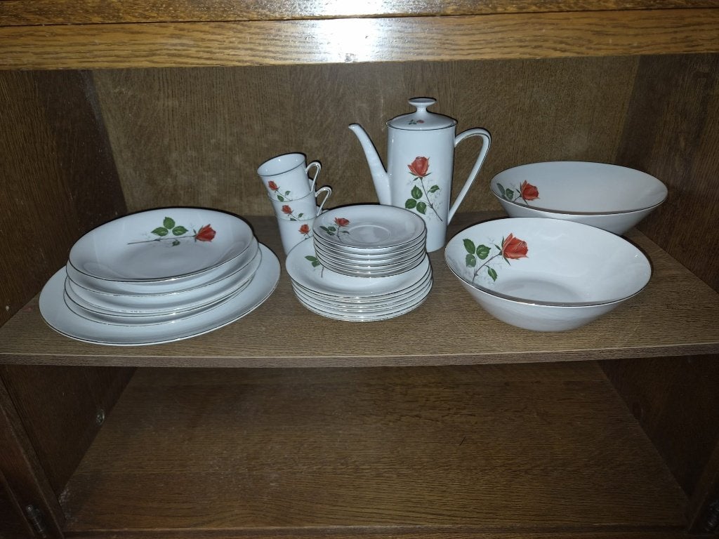 Porselein servies Winterling Bavaria, Huis en Inrichting, Keuken | Servies, Ophalen, Gebruikt, Vintage, Kop(pen) en/of Schotel(s)