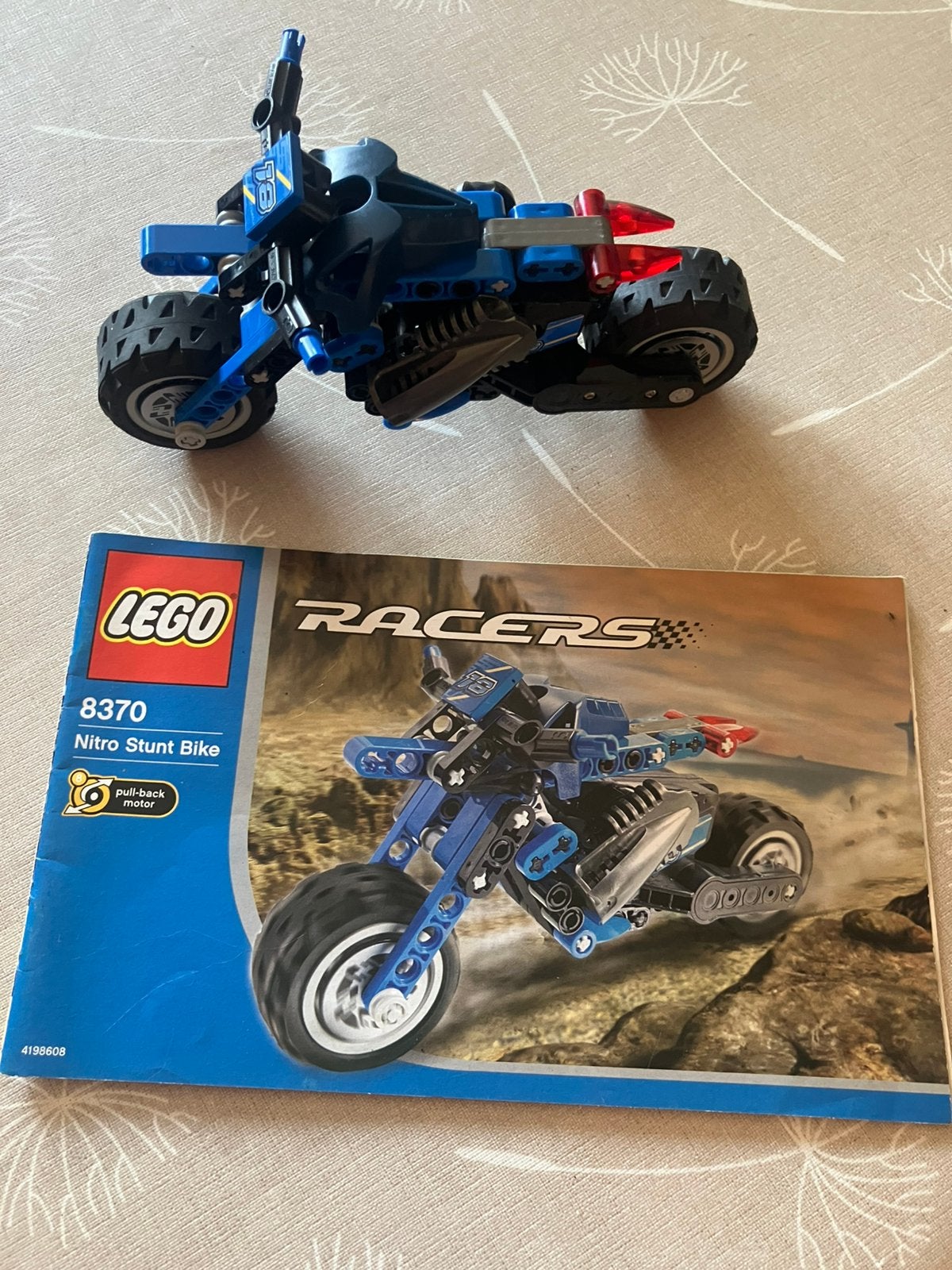 Lego racers 8370 nitro stunt bike, Ophalen, Gebruikt, Lego, Racers