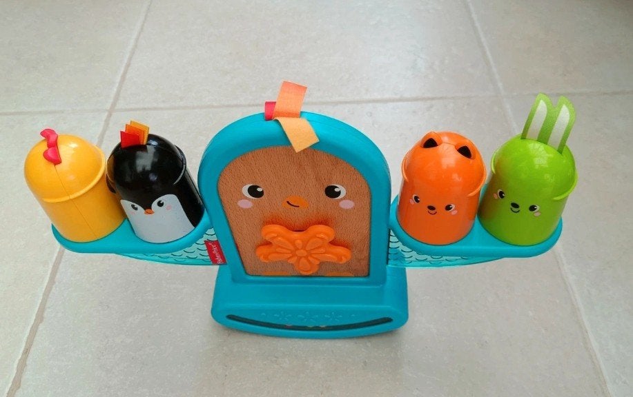 Fisher Price stapel en balanceertoren, Kinderen en Baby's, Ophalen of Verzenden