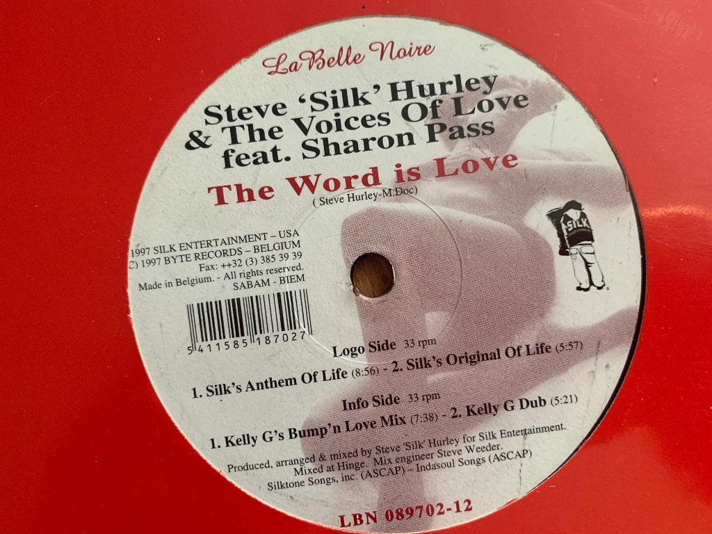 Steve "Silk" Hurley Feat. Sharon Pass – The Word Is Love, Ophalen of Verzenden, House