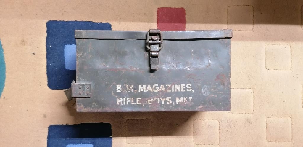 Caisse munition anti-char Boys rifle canada WW2, Envoi