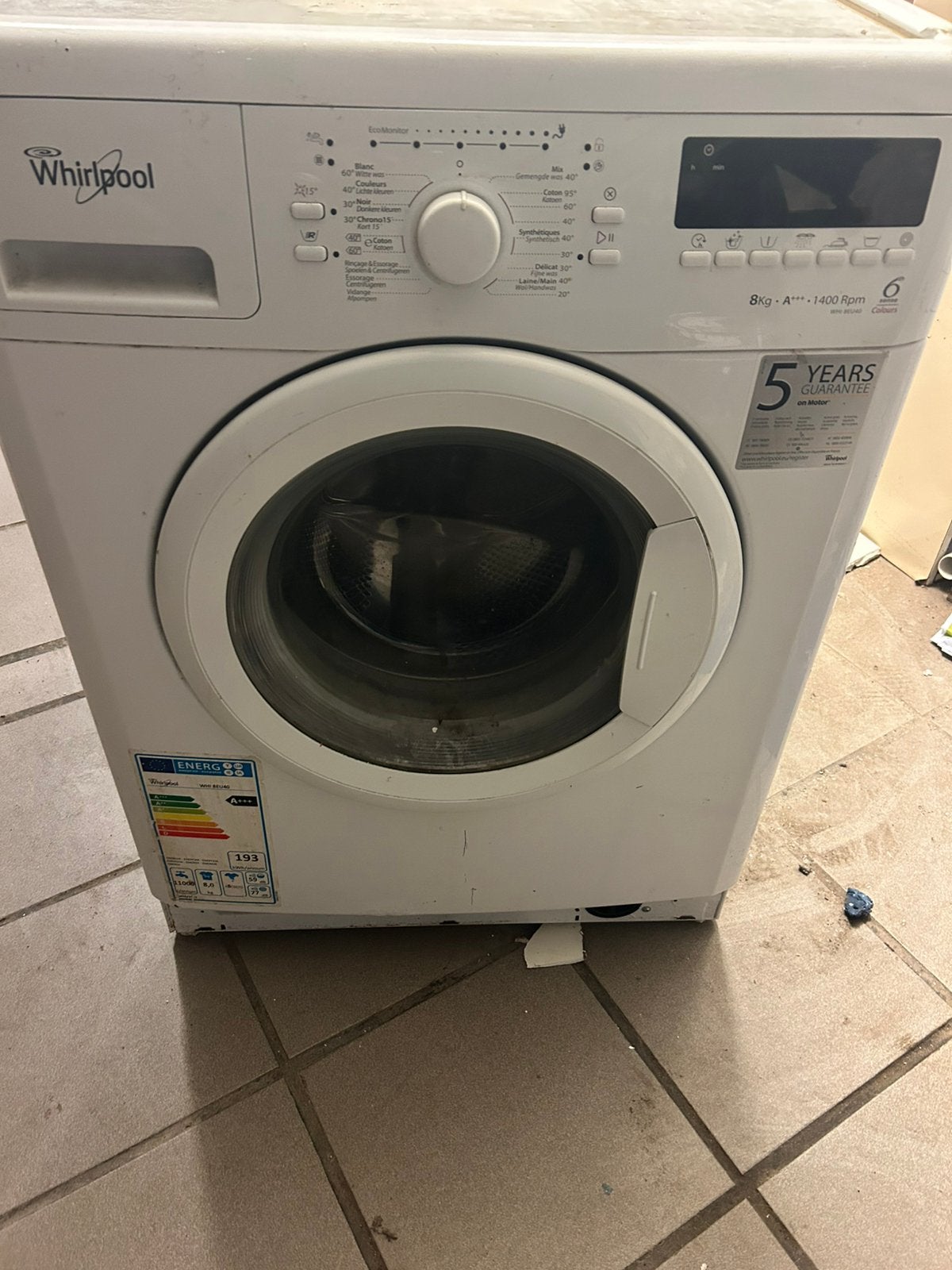 Wasmachines, Ophalen, Zo goed als nieuw