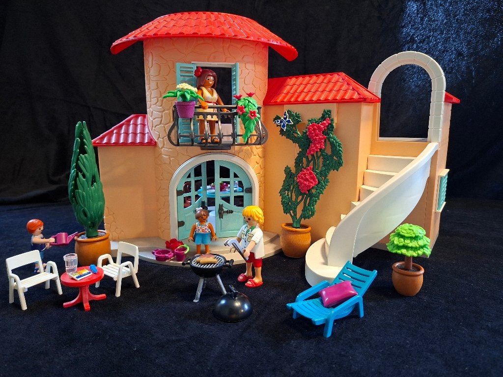 Playmobil vakantievilla, Gebouw, Complete set, Ophalen of Verzenden, Zo goed als nieuw