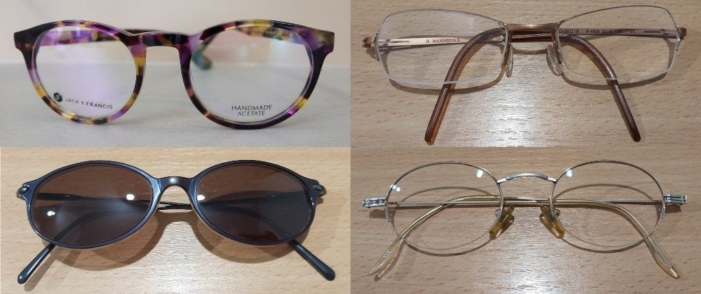 4 prachtige BRILLEN van JACK & FRANCIS RODENSTO, Handtassen en Accessoires, Zonnebrillen en Brillen | Dames, Ophalen, Gebruikt