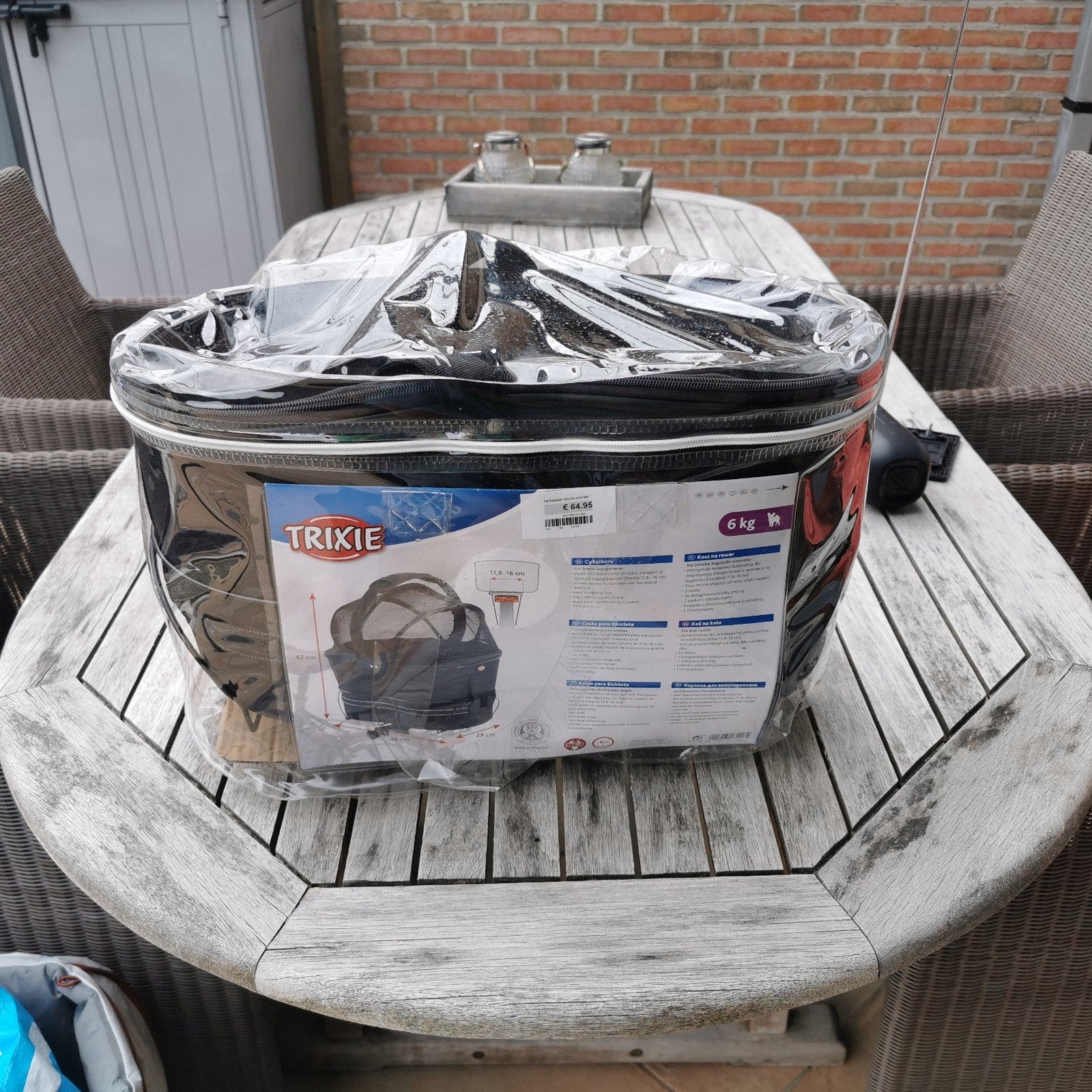 Hondenmand voor fiets, Dieren en Toebehoren, Ophalen, Nieuw, Polyester