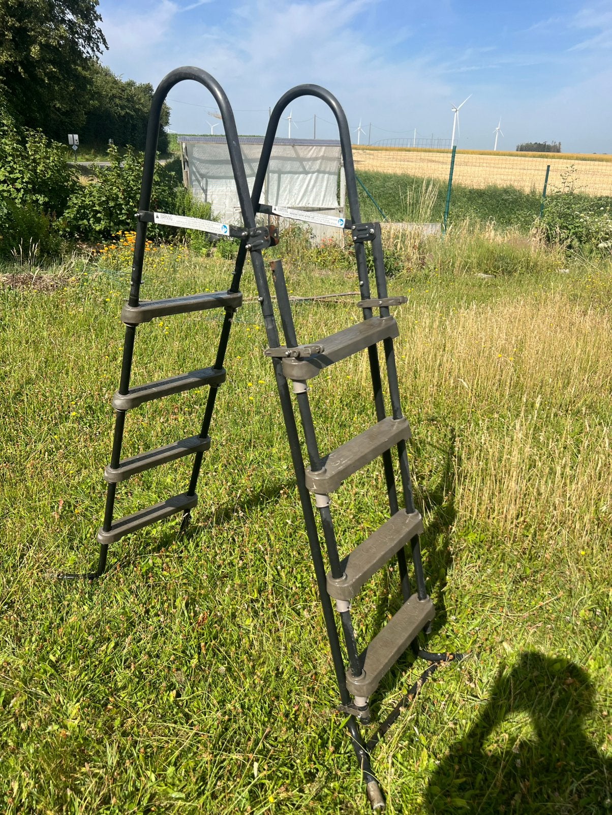 Échelle intex, Enlèvement, Utilisé, Échelle