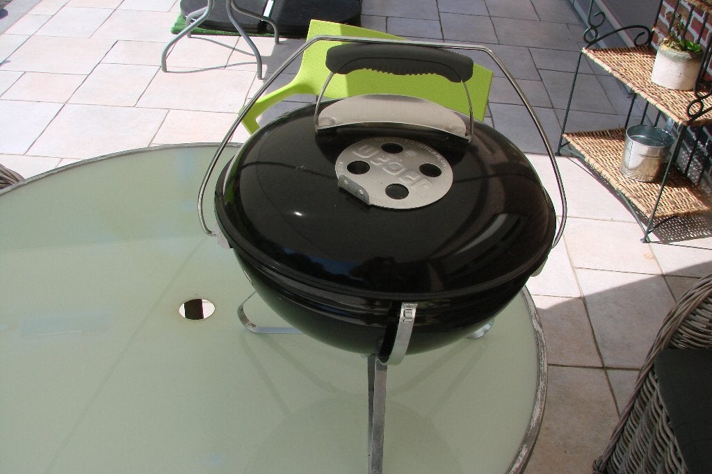tafel barbeque weber, Tuin en Terras, Ophalen