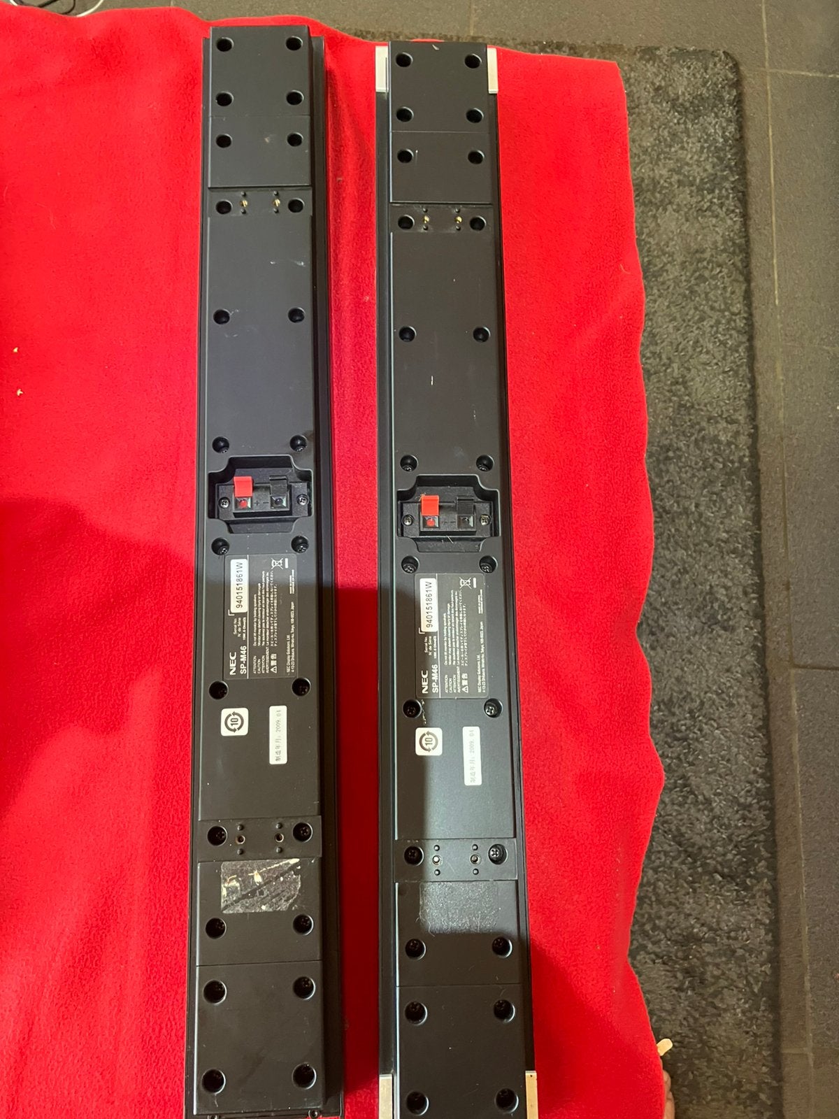 Soundbar NEC, Ophalen, Gebruikt