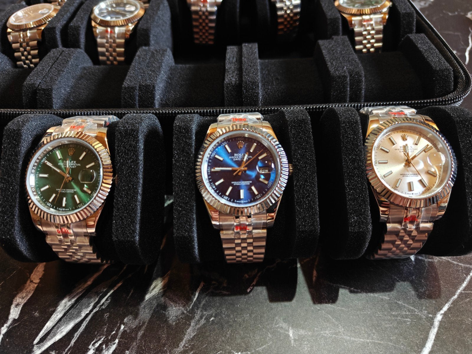 Luxe horloges, Ophalen
