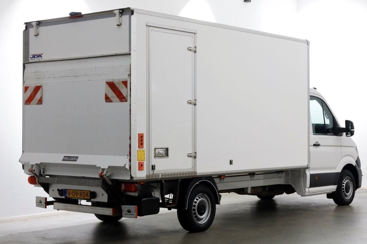 Volkswagen Crafter 35 2.0 TDI 140pk Bakwagen met laadklep en, Auto's, Wit, Bedrijf, 295 g/km, Electronic Stability Program (ESP)