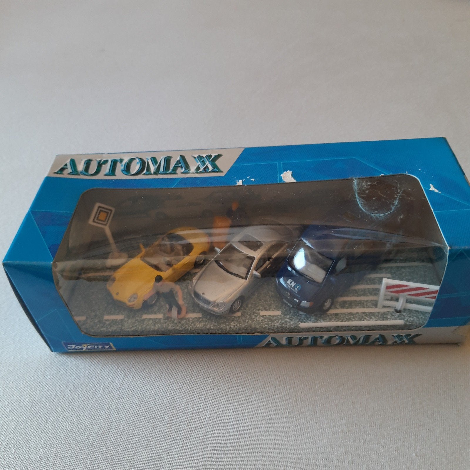 AUTOMAX-JOYCITY*SET 3 AUTO´s+FIGUREN*NIEUW*1:72*MINT IN BOX, Ophalen, Nieuw, Auto, Overige merken