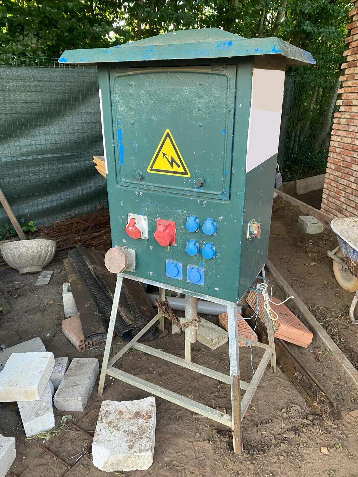 Werfkast (32A & 16A), Enlèvement, Utilisé