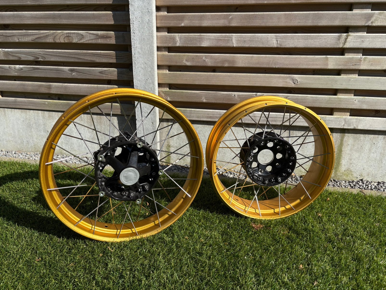 Bmw gs spaakwielen velgen 1250 lc gsa, Motoren, Ophalen, Gebruikt