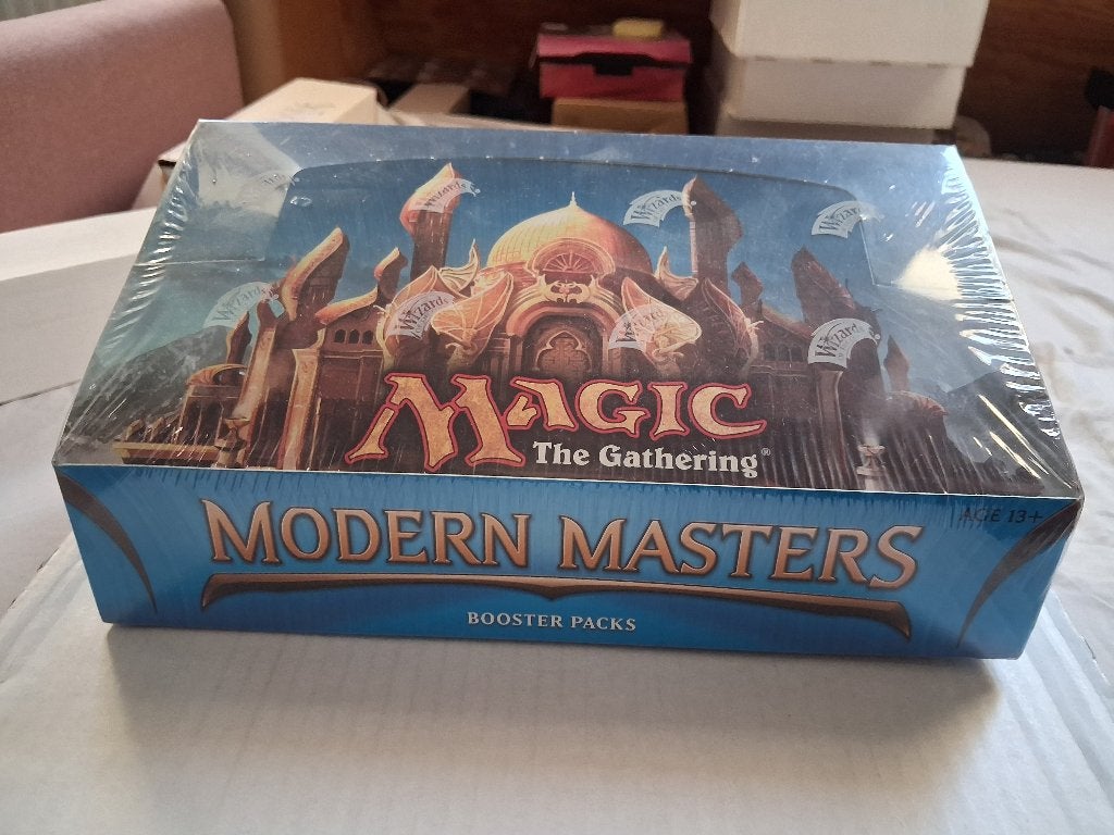 MTG Modern Masters (2013) booster box, sealed, Hobby en Vrije tijd, Ophalen of Verzenden, Nieuw, Boosterbox