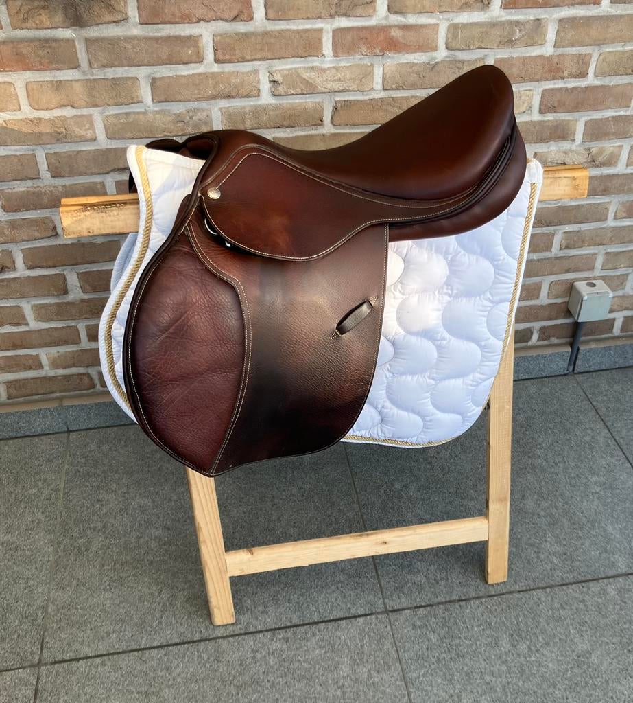 Springzadel Pessoa 17 inch, Animaux & Accessoires, Chevaux & Poneys | Selles, Enlèvement ou Envoi, Comme neuf