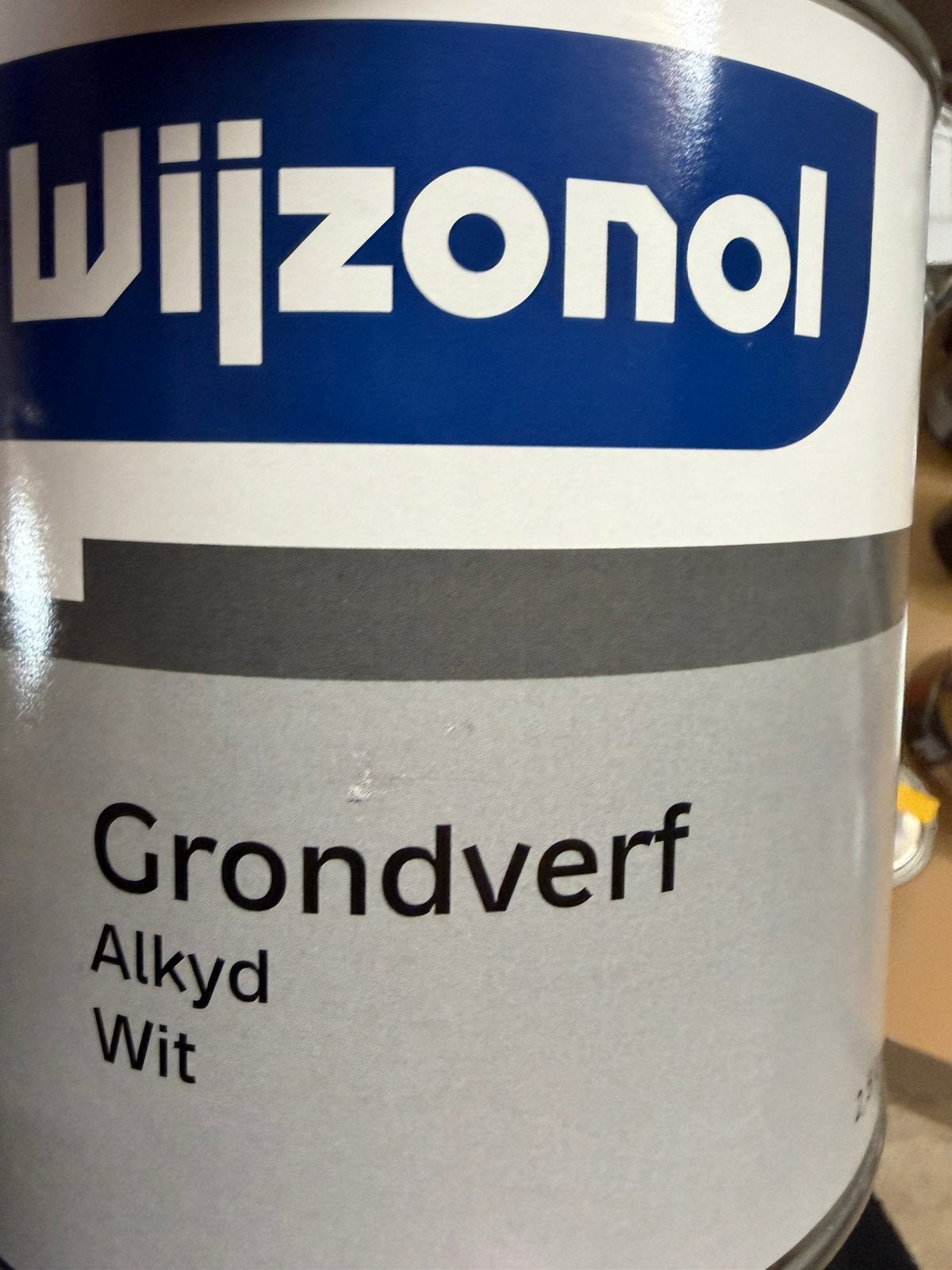 Wijzonol witte synthetische grondlak 2,5liter, Enlèvement ou Envoi, Neuf