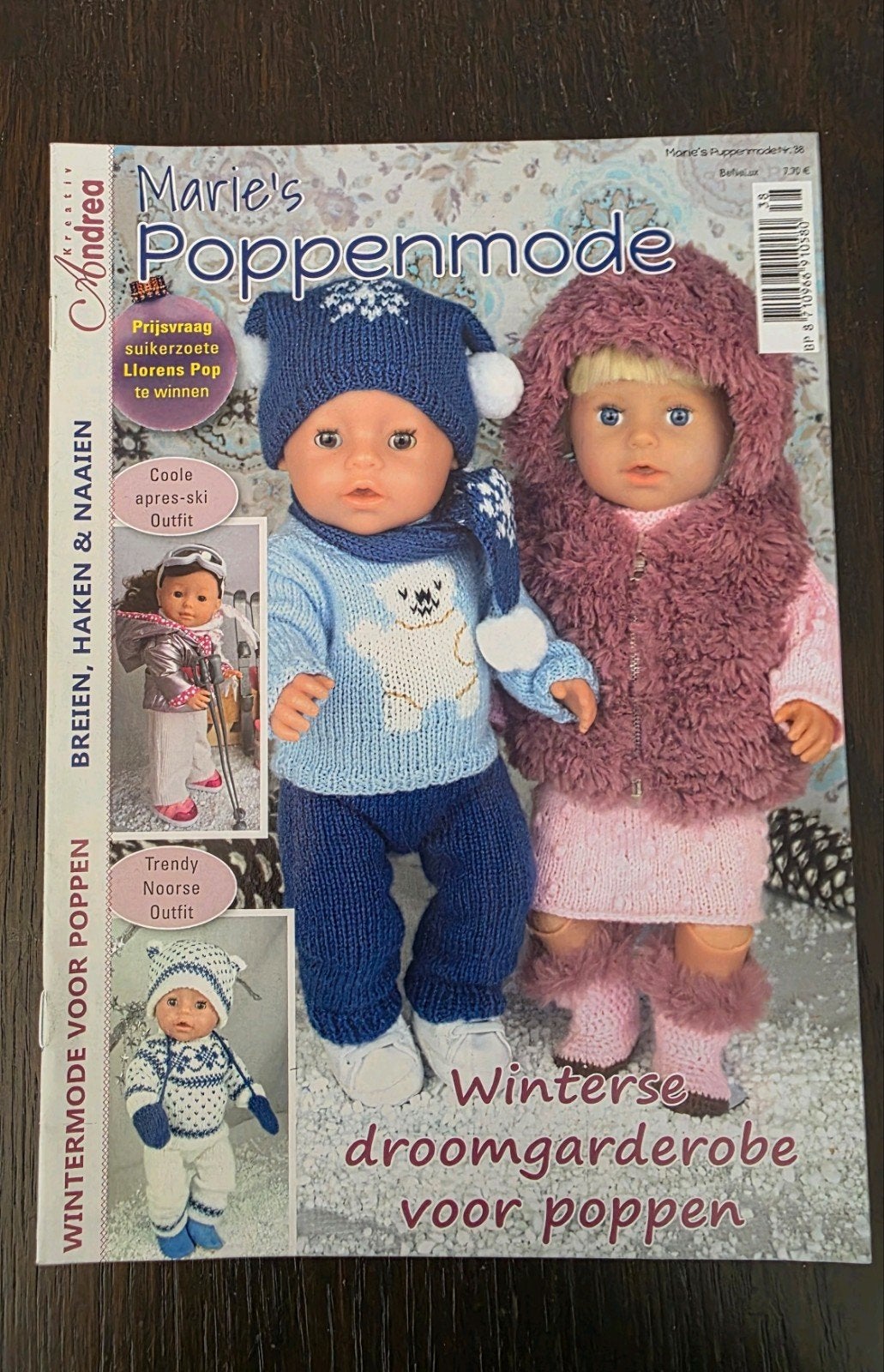 Magazine Marie's poppenmode WINTERMODE NIEUW, Hobby en Vrije tijd, Ophalen of Verzenden, Nieuw, Breien of Haken, Overige typen