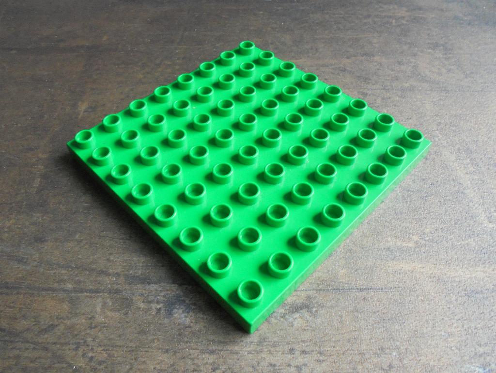 Lego Duplo Baseplate 8x8 (zie foto's) 4, Kinderen en Baby's, Speelgoed | Duplo en Lego, Verzenden, Gebruikt, Losse stenen, Duplo
