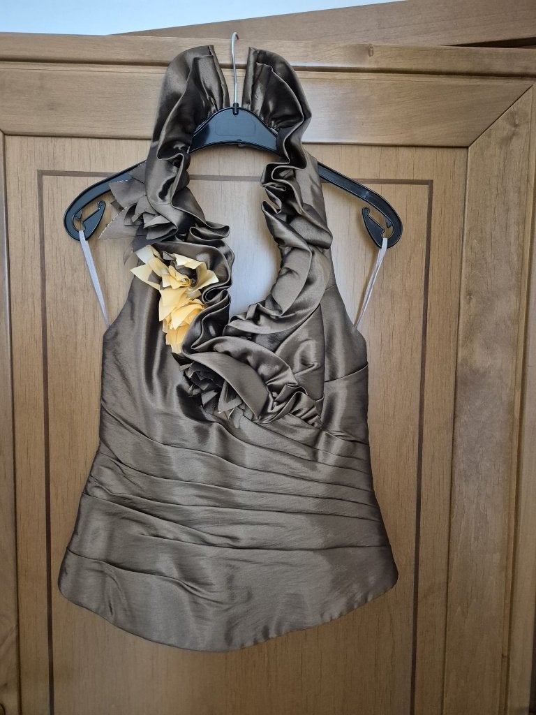 bustier de cérémonie avec jupe, Enlèvement ou Envoi, Comme neuf, Brun