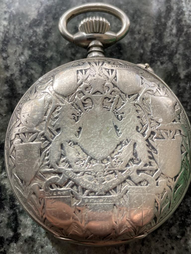 FE Roskopf zakhorloge 9 Provincies., Handtassen en Accessoires, Verzenden, Zakhorloge