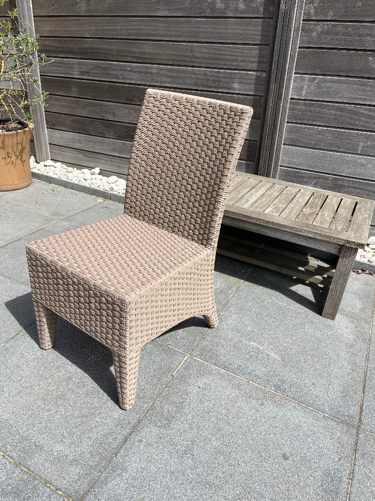 Royal Botania tuin-tafel stoelen, Ophalen, Kunststof, Overige kleuren, Zo goed als nieuw