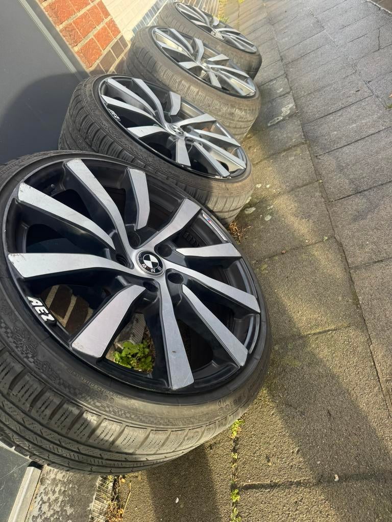 BMW 19 pouces avec pneus 4 saisons 5x120, All Season, Band(en), Ophalen, 19 inch