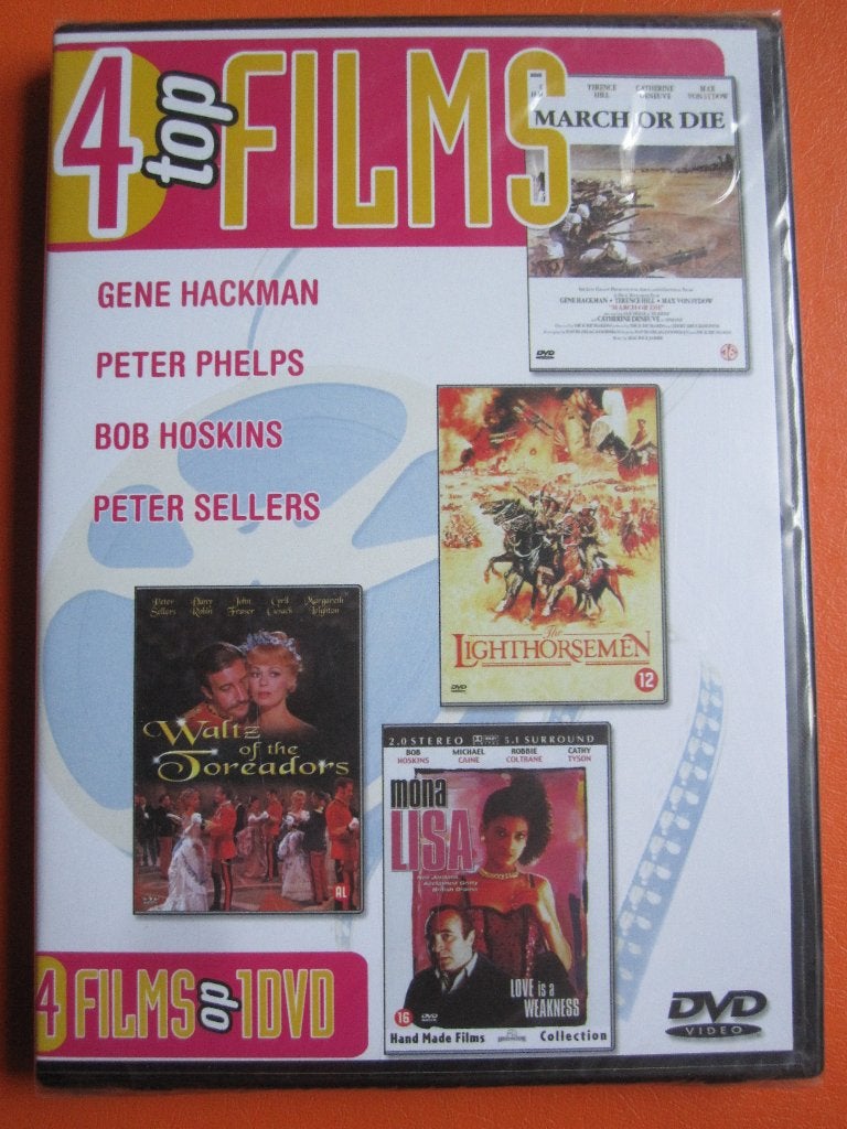 4 meilleurs films (4 films sur 1 DVD) neufs dans la boîte, Enlèvement ou Envoi, Anglais, Néerlandais, Autres genres