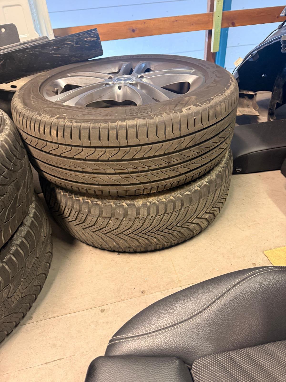 Jantes + pneu Mercedes 17", Ophalen of Verzenden, Nieuw
