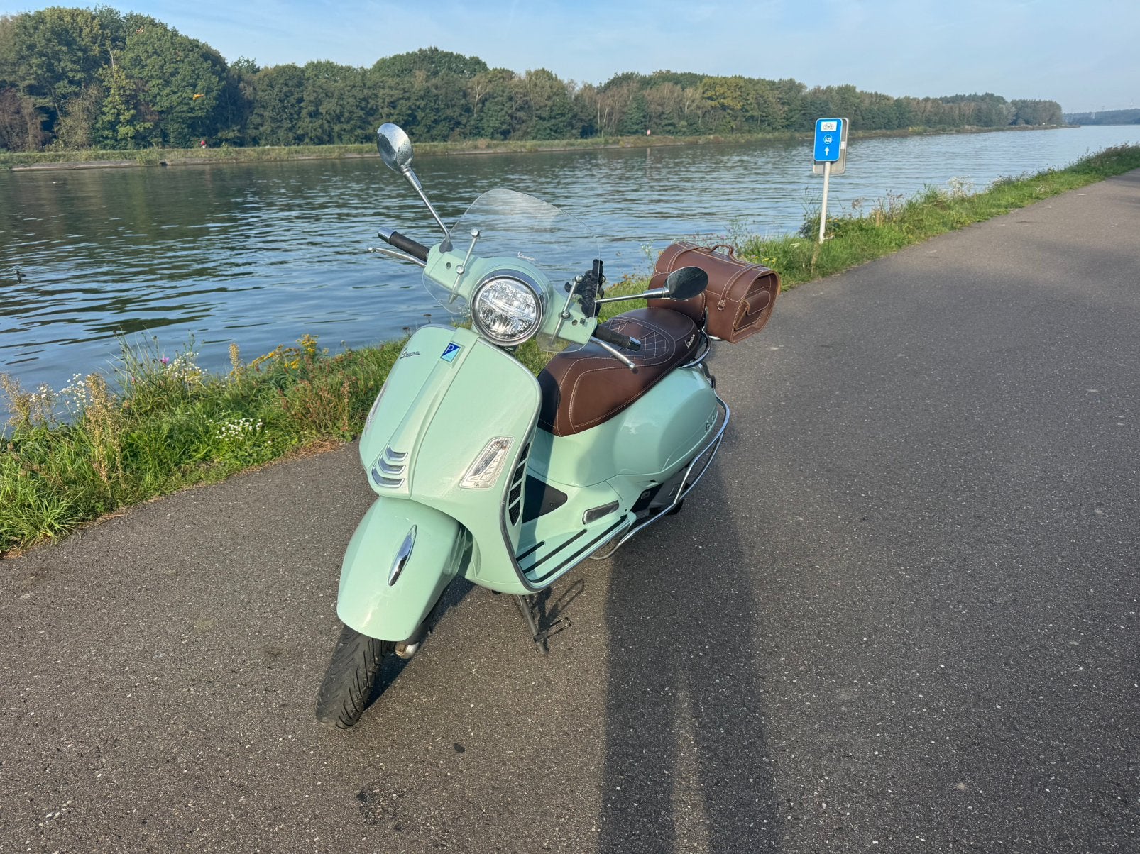 pistachekleur 125 GTS te koop, 2.742 kilometer, Ophalen, Overige modellen, Zo goed als nieuw