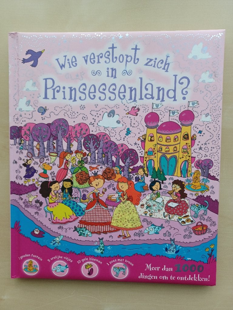 Zoekboek - Wie verstopt zich in Prinsessenland?, Ophalen of Verzenden, Gelezen, Zeebra, Fictie algemeen
