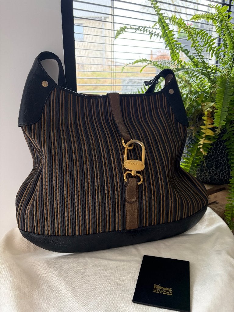 Toile de cuir Delvaux Treille, Enlèvement ou Envoi, Noir
