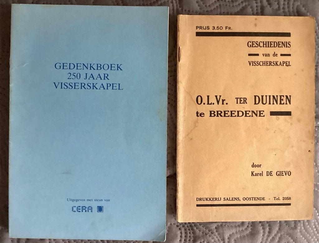 Visserskapel O.L.Vrouw ter Duinen BREDENE, Enlèvement ou Envoi