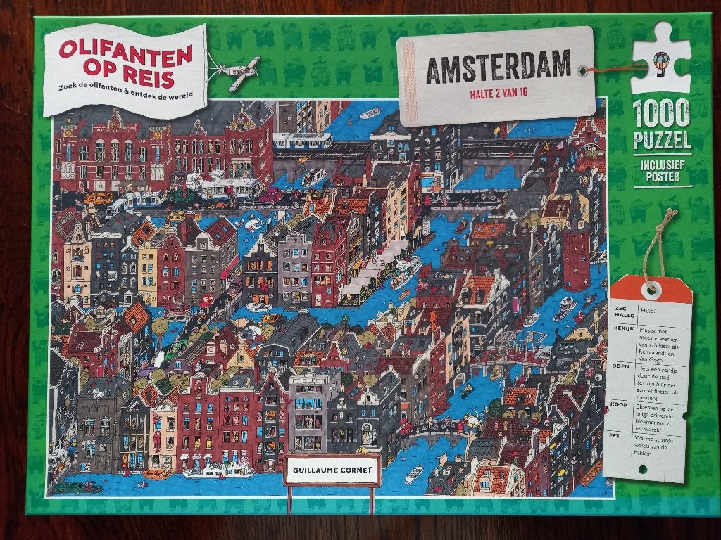 puzzel 1000 stuks, Enlèvement ou Envoi, 500 à 1500 pièces, Comme neuf, Puzzle