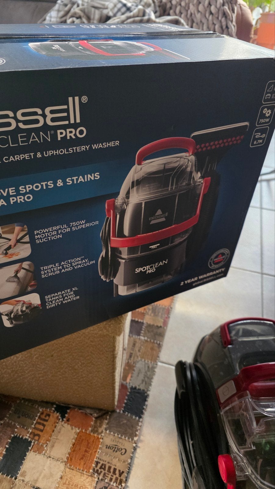Bissell SpotClean Pro, Overige merken, Zo goed als nieuw, Waterstofzuiger, Reservoir