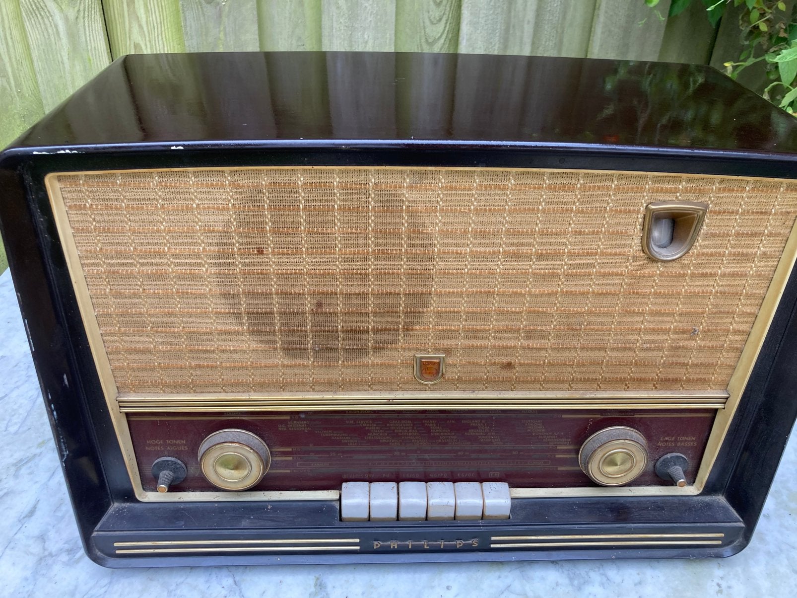 Radio Vintige Philips, Antiquités & Art, Antiquités | TV & Hi-Fi, Enlèvement