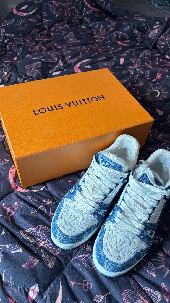 Entraîneur Louis Vuitton LV, Comme neuf, Enlèvement, Bleu, Louis Vuitton