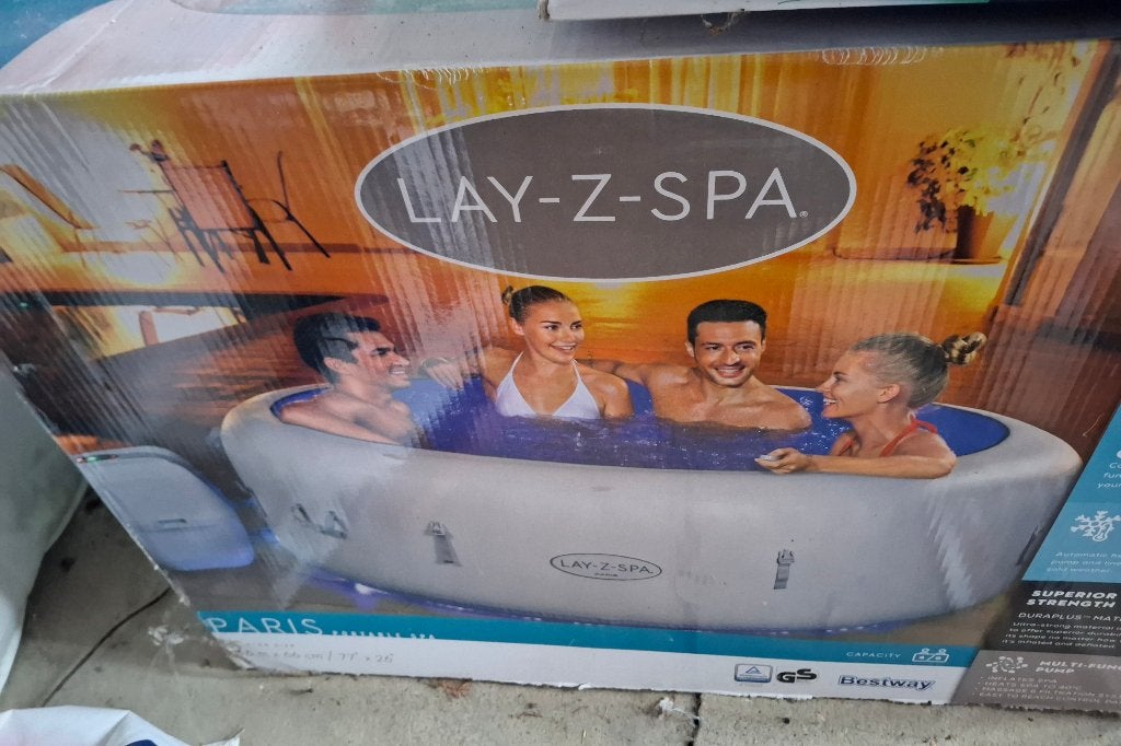 Jacuzzi neuf, Jardin & Terrasse, Enlèvement, Neuf, Couverture, Gonflable