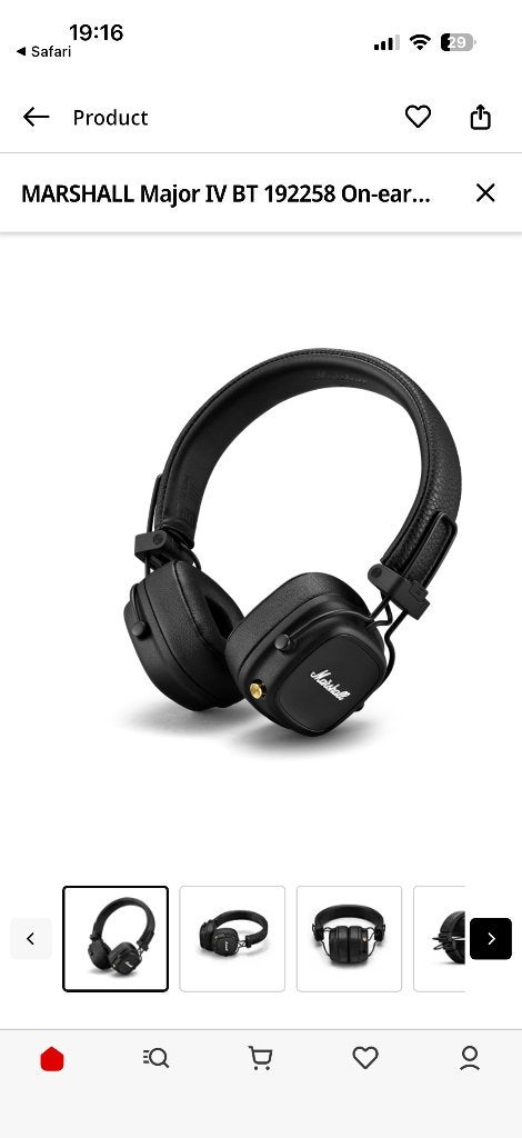 Marshall, Audio, Tv en Foto, Hoofdtelefoons, Ophalen, On-ear, Zo goed als nieuw, Marshall