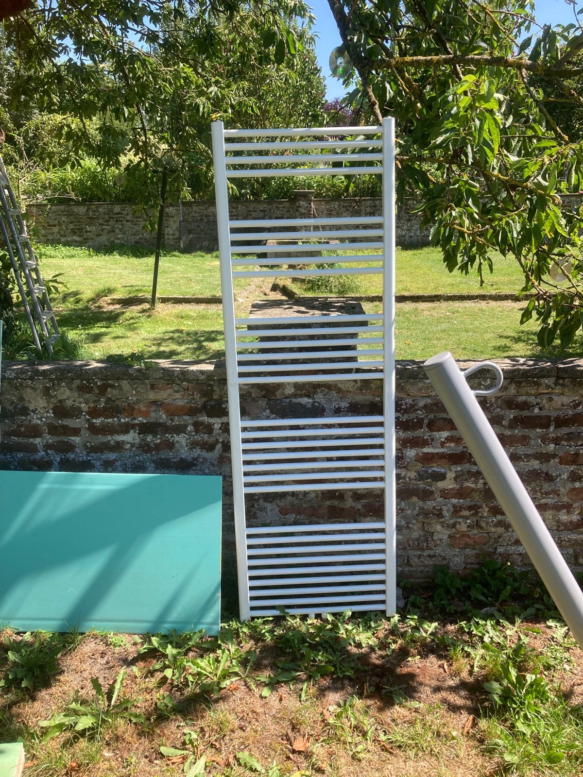 Radiateur porte-serviette blanc chauffage central (60x180), Enlèvement, Radiateur