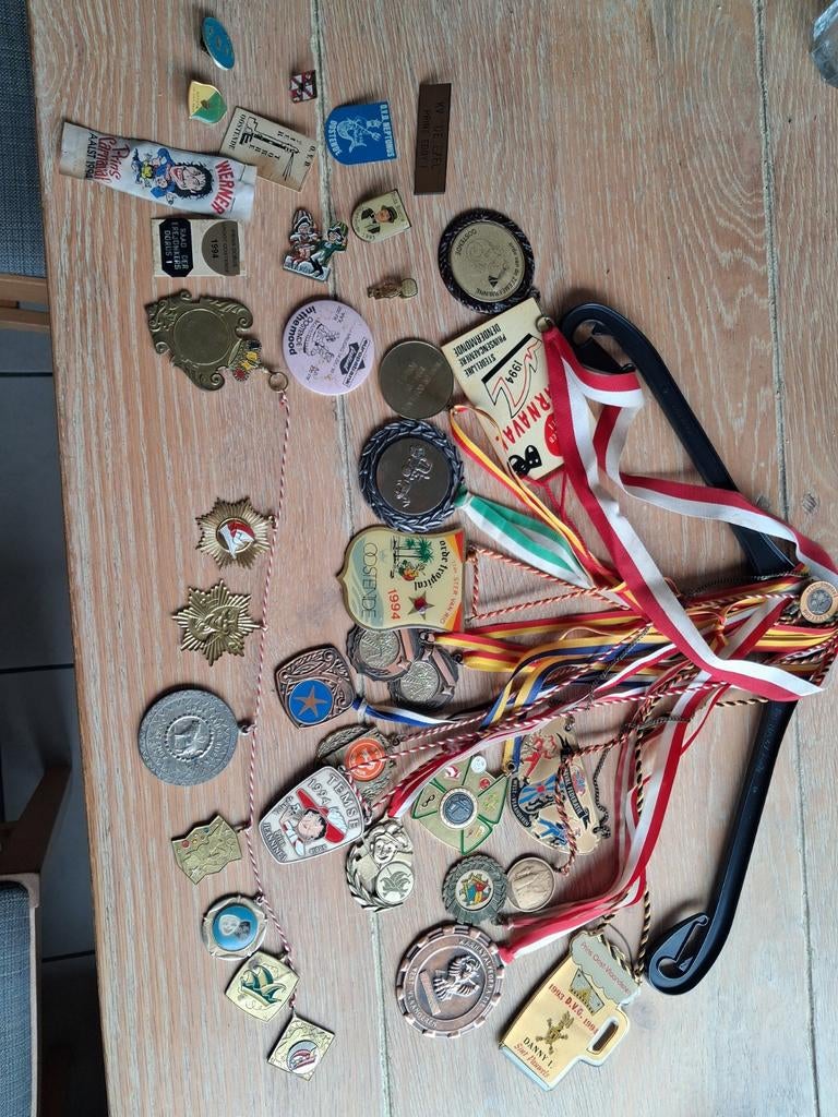Médailles et pins carnavals, Verzamelen, Speldjes, Pins en Buttons