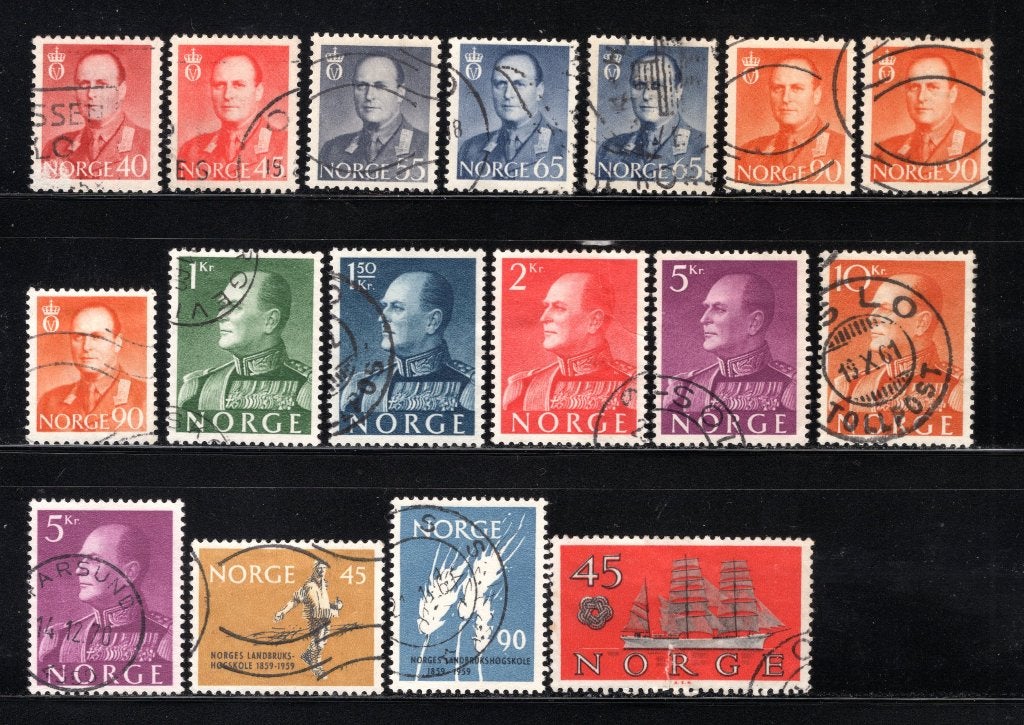 NOORWEGEN Lot 1960 gestempeld, Verzenden, Noorwegen, Gestempeld