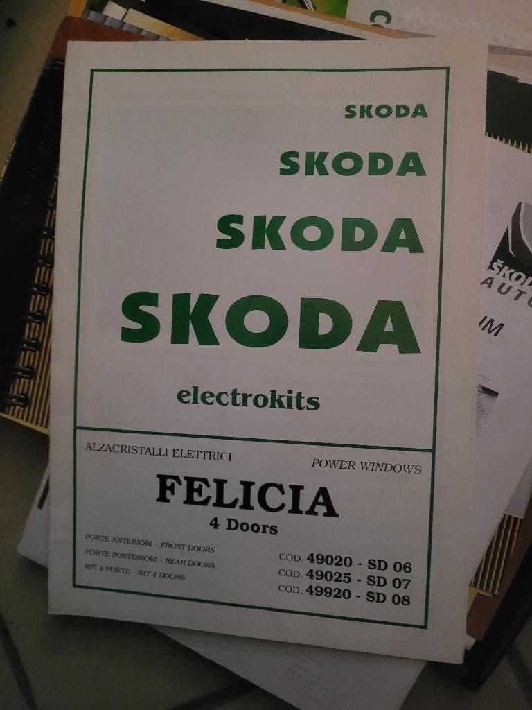 Handleiding Skoda Felicia Raammechanisme - Oude dealer, Boeken, Auto's | Folders en Tijdschriften, Ophalen, Zo goed als nieuw